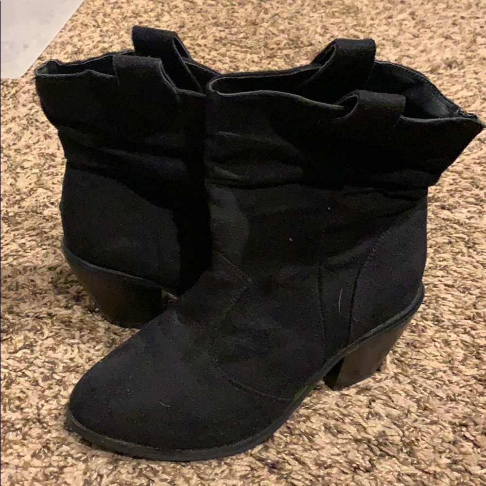 Booties with heel